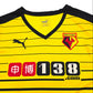 2015/16 Watford Home Football Shirt (M) Puma #9 Deeney