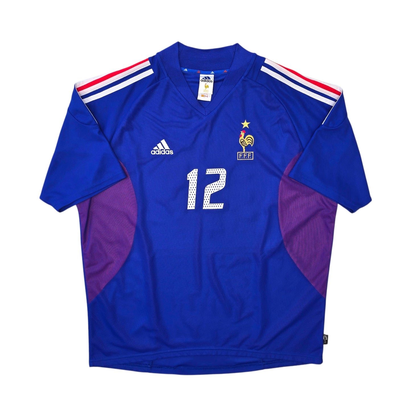 2002/04 France Home Football Shirt (XL) Adidas #12 Henry
