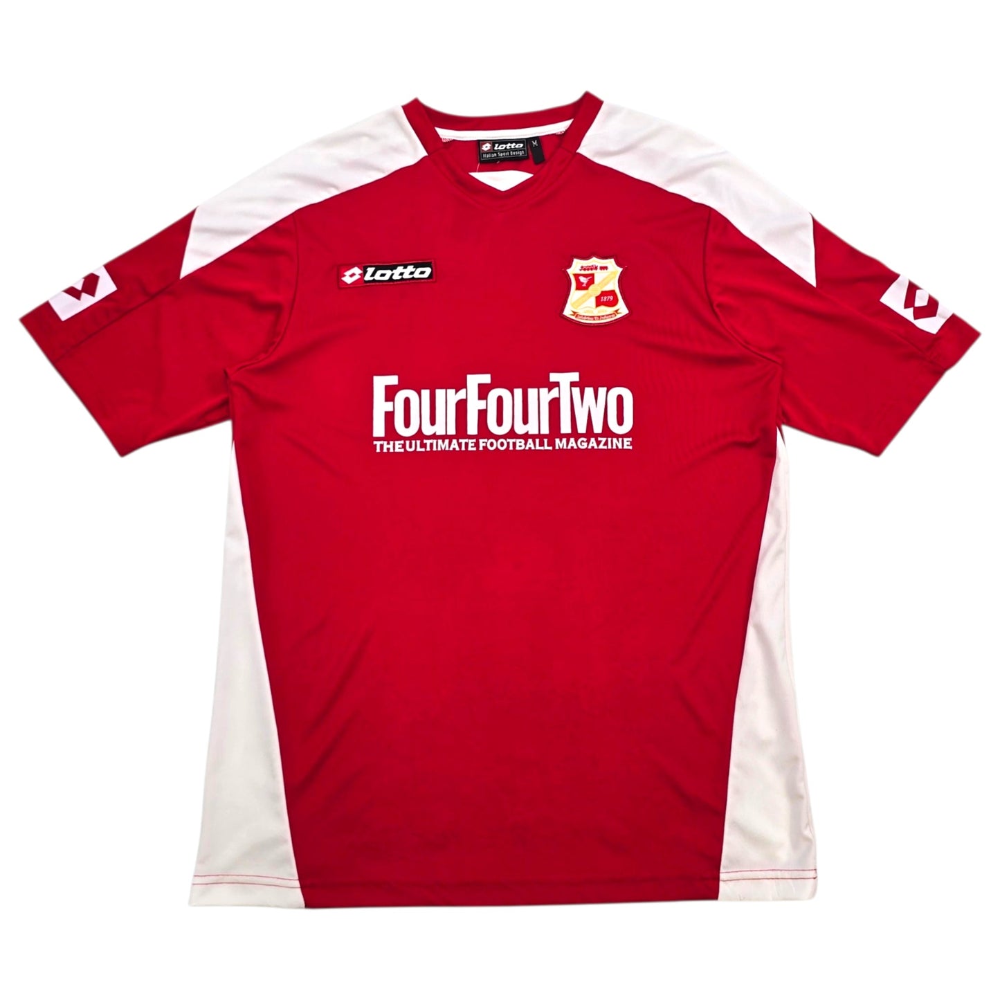 2008/09 Swindon Town Home Football Shirt (M) Lotto