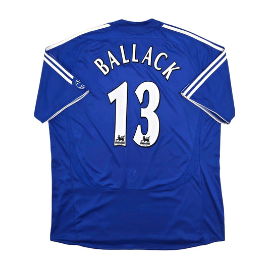 2006/08 Chelsea Home Football Shirt (2XL) Adidas #13 Ballack