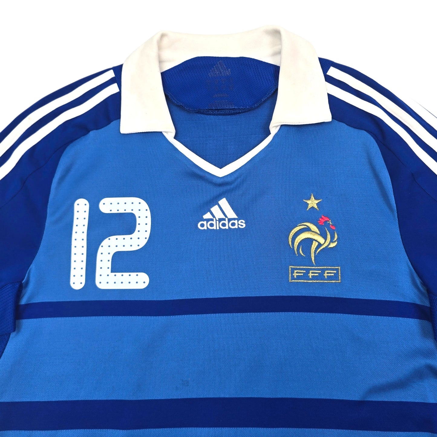 2008/09 France Home Football Shirt (M) Adidas #12 Henry