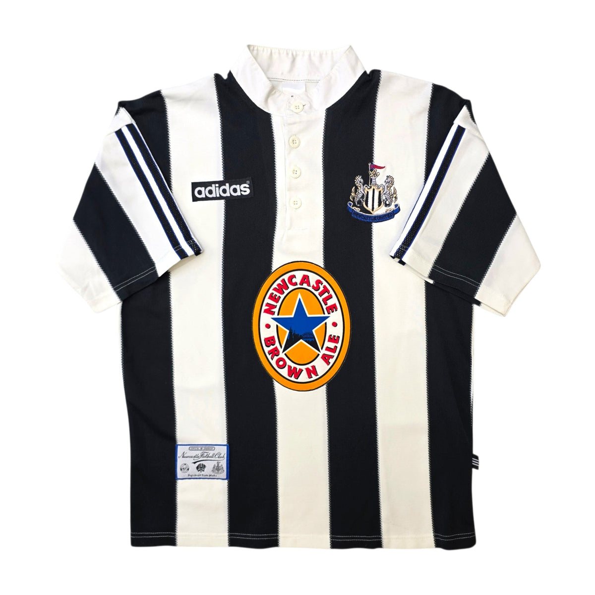 1995/97 Newcastle United Home Football Shirt (S) Adidas