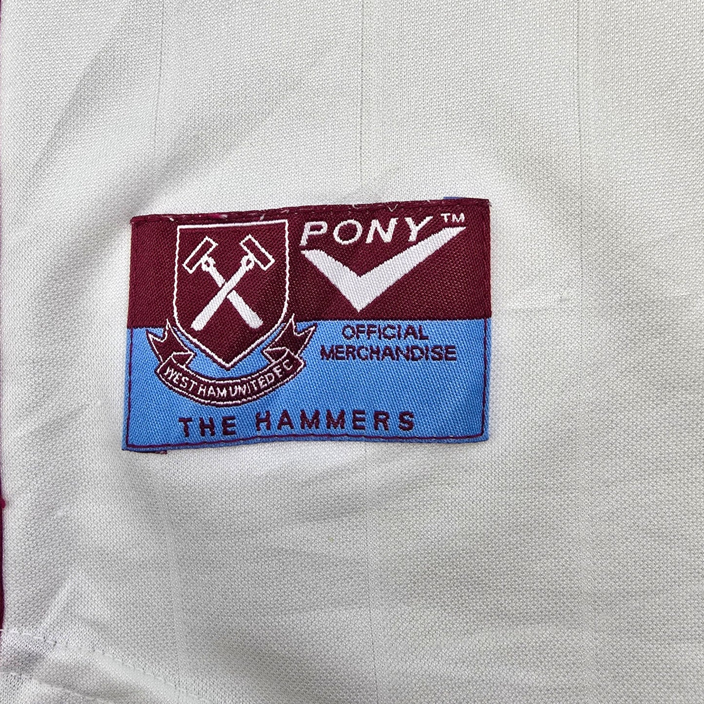 1998/99 West Ham United Away Football Shirt (XL) PONY