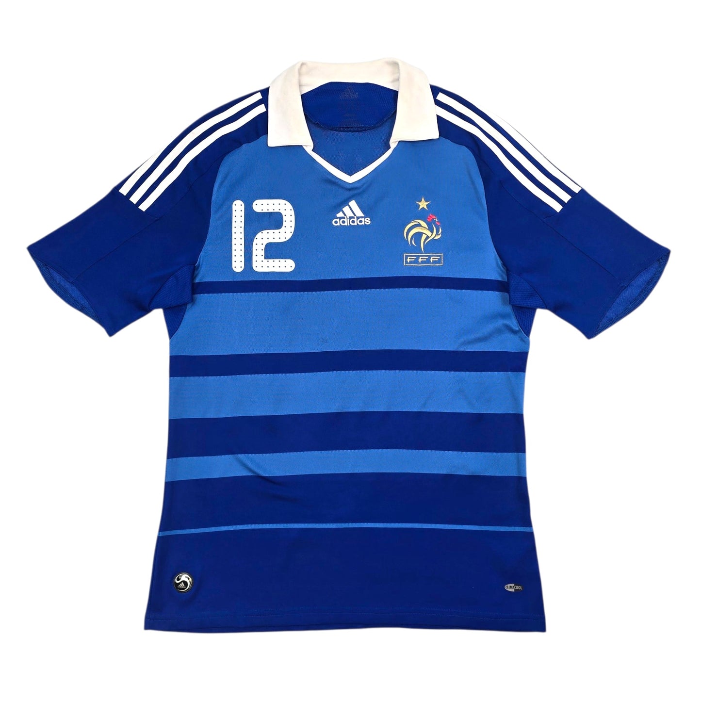 2008/09 France Home Football Shirt (M) Adidas #12 Henry