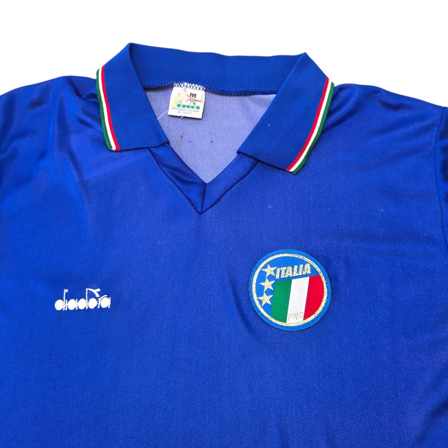 1986/90 Italy Home Football Shirt (M) Diadora