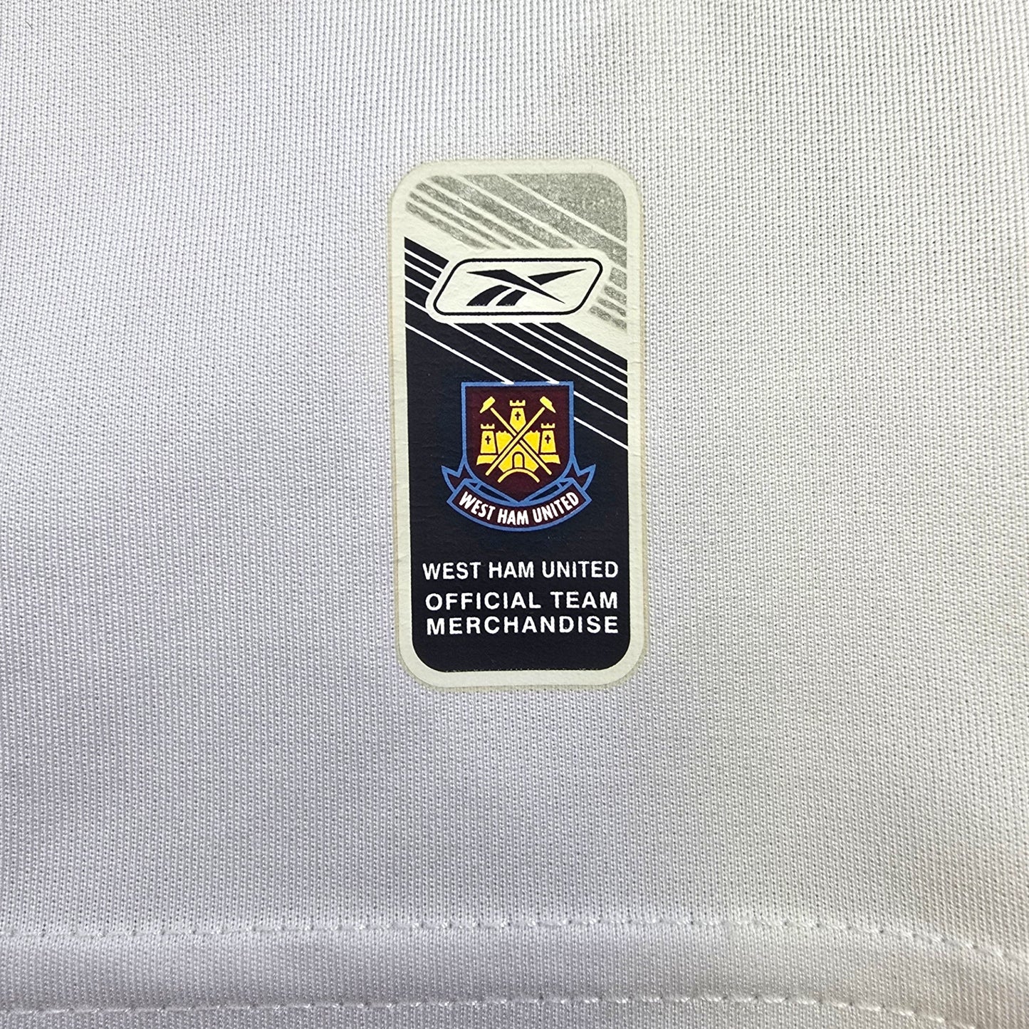 2005/06 West Ham United Away Football Shirt (XL) Reebok #9 Ashton