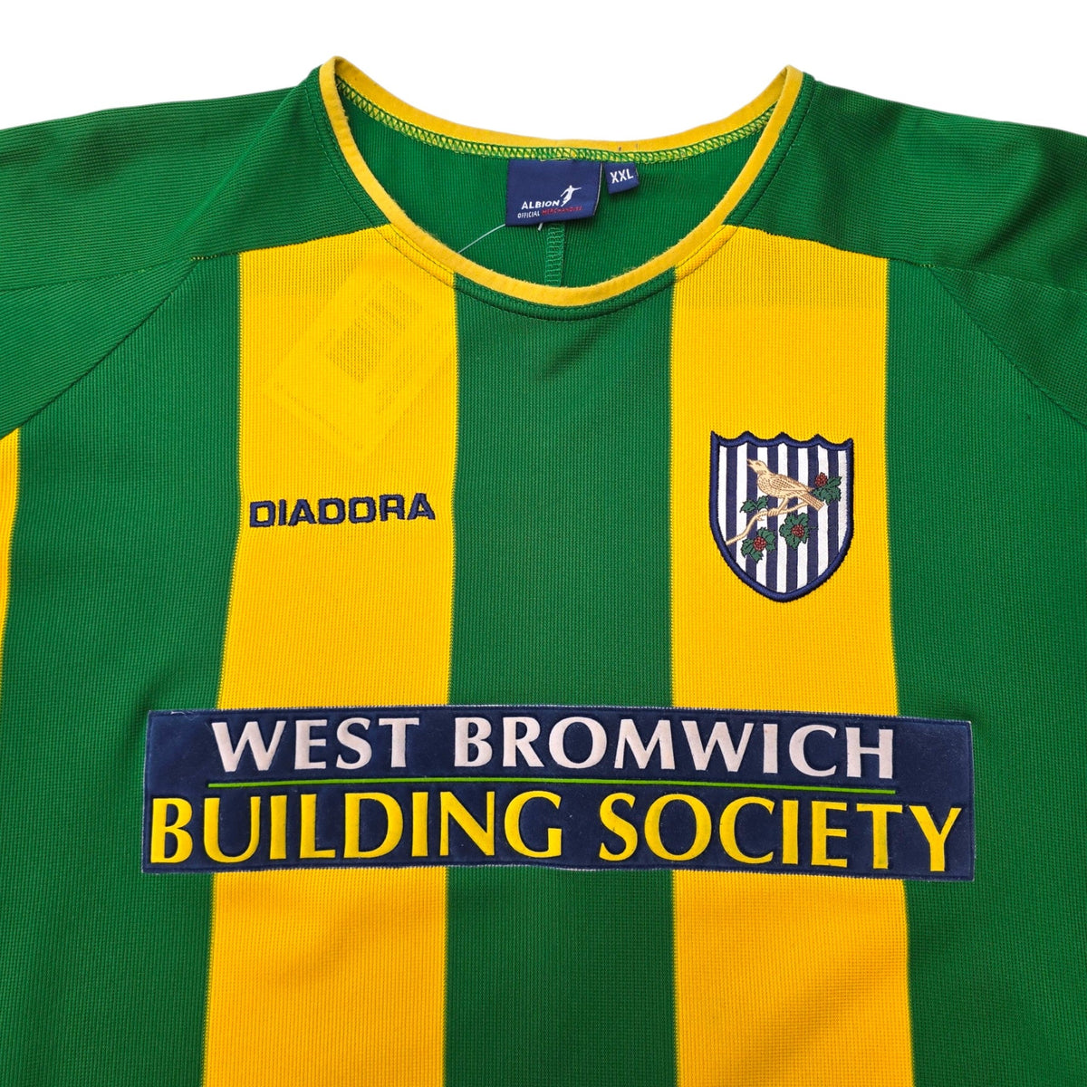 2003/04 West Bromwich Albion Away Football Shirt (2XL) Diadora