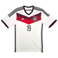 2014/15 Germany Home Football Shirt (L) Adidas #19 Gotze