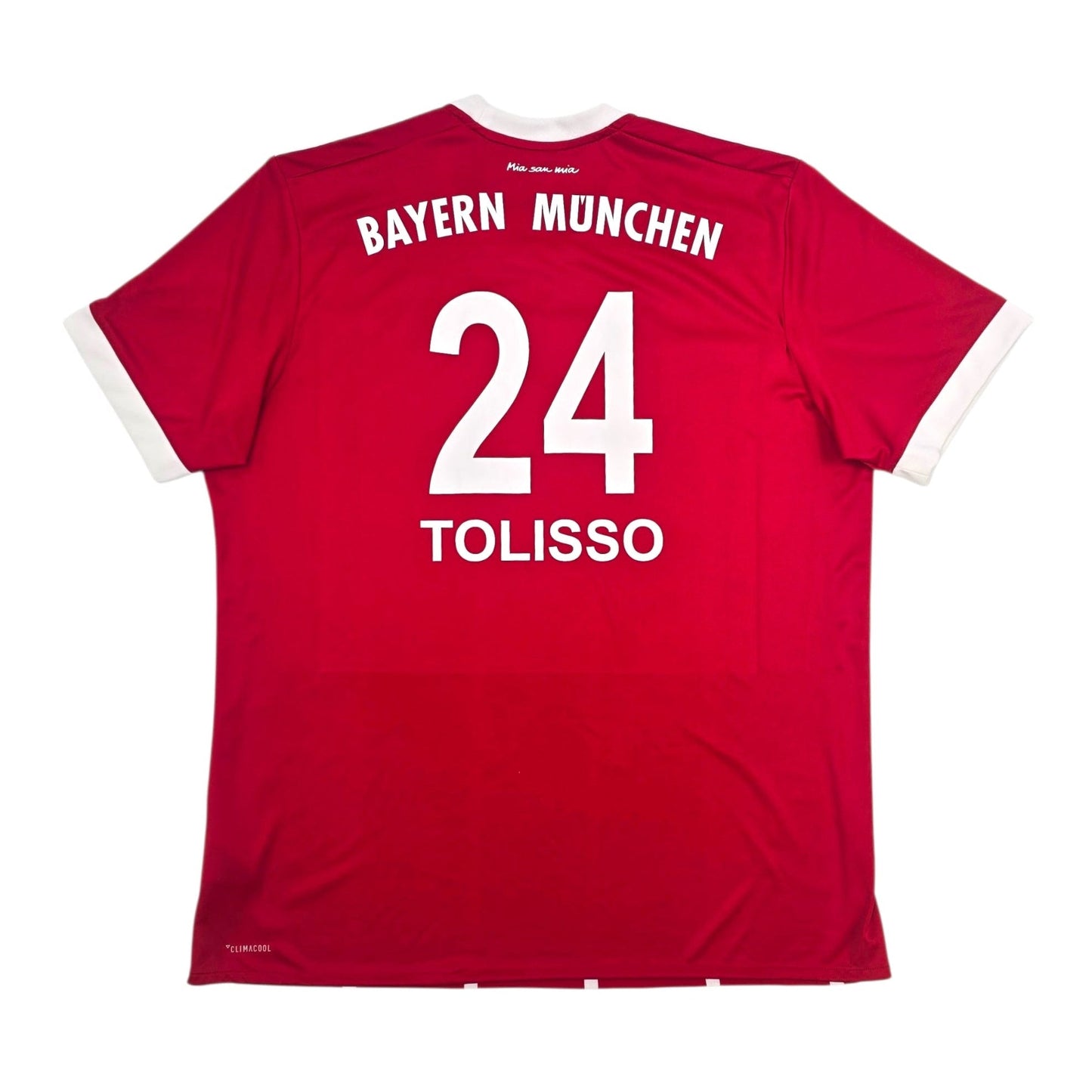 2017/18 Bayern Munich Home Football Shirt (XL) Adidas #24 Tolisso