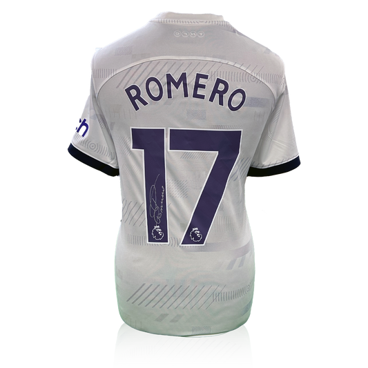 Cristian Romero Signed Tottenham Hotspur Shirt