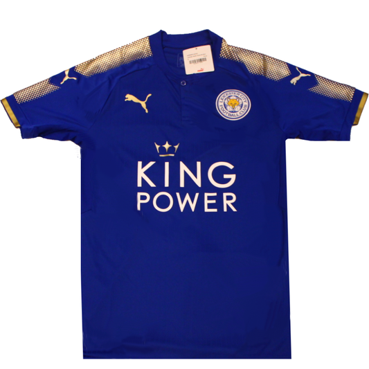Leicester City 2017-2018 Home Football Shirt (BNWT) S