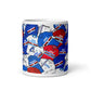 Sampdoria Retro Shirts Collage Ceramic Football Mug