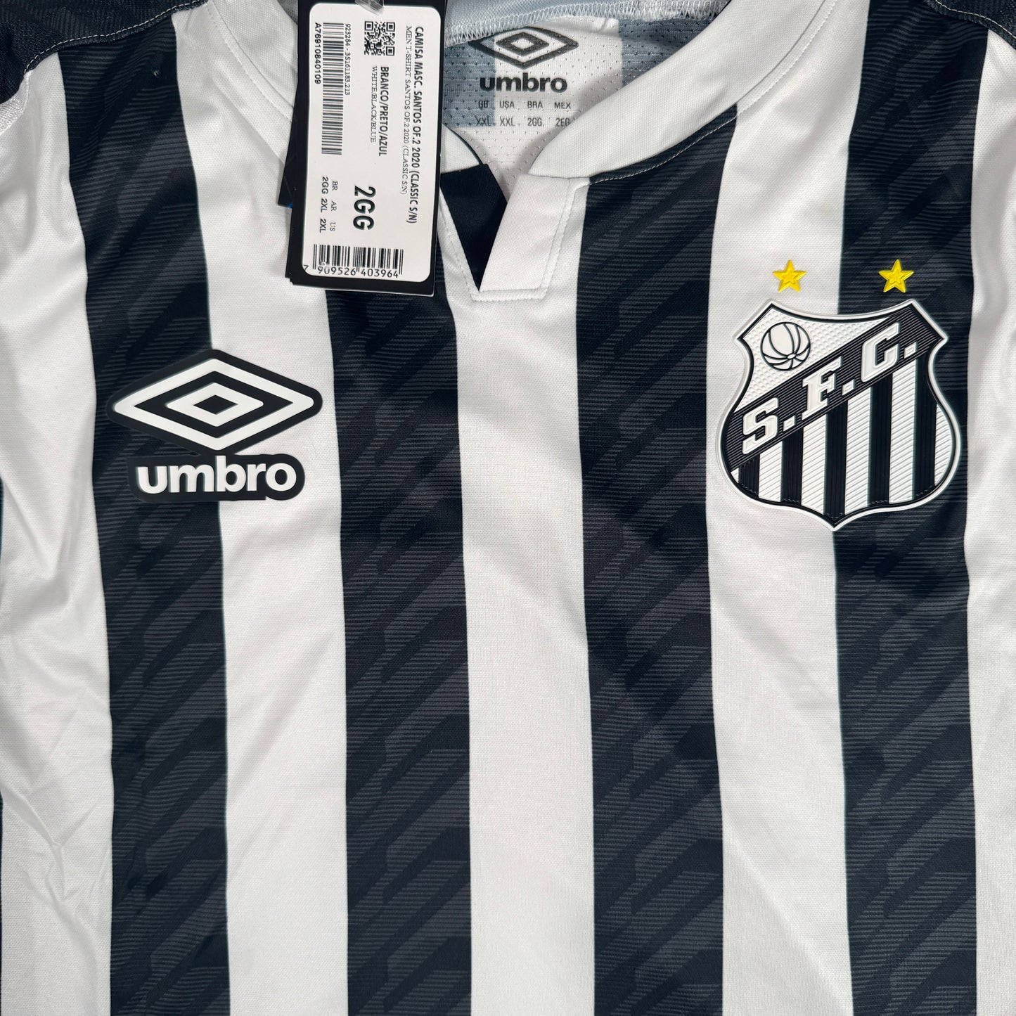 Santos 2020/2021 Away Football Shirt 2XL BNWT