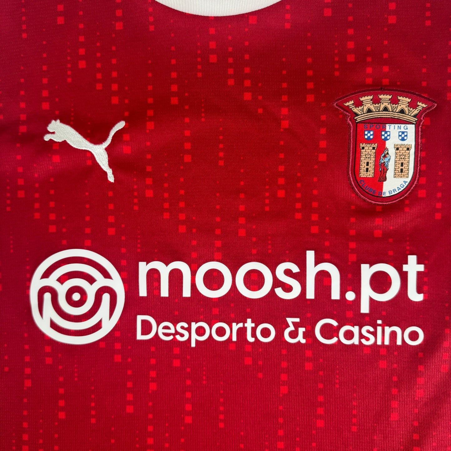 SC Braga 2023/2024 Home Football Shirt Medium