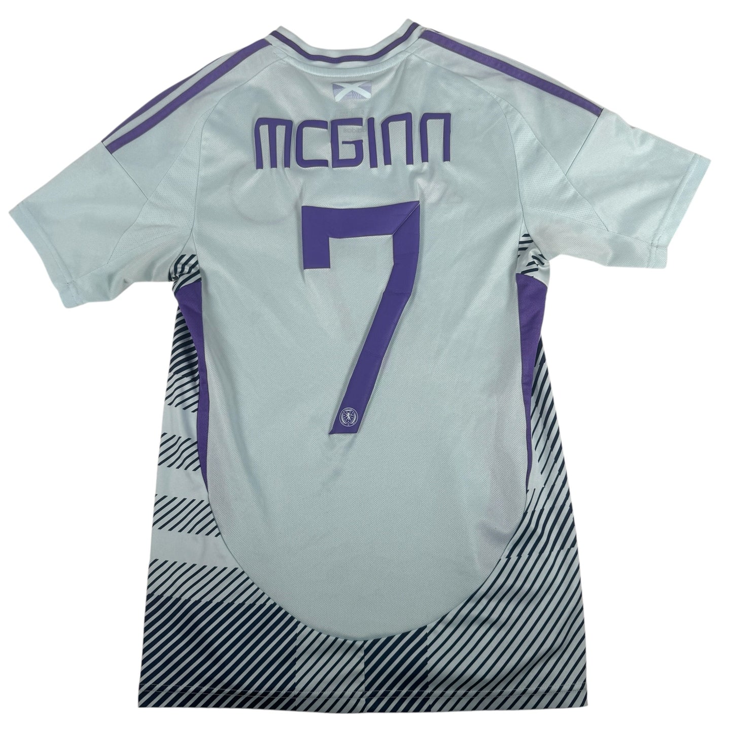 MCGINN 7 Scotland 2024/2025 Away Football Shirt Small