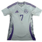 MCGINN 7 Scotland 2024/2025 Away Football Shirt Small