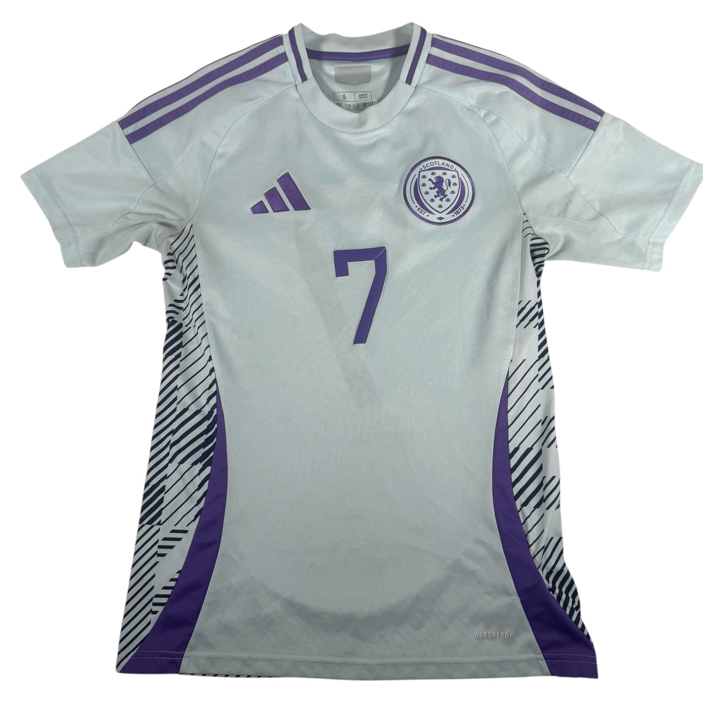 MCGINN 7 Scotland 2024/2025 Away Football Shirt Small
