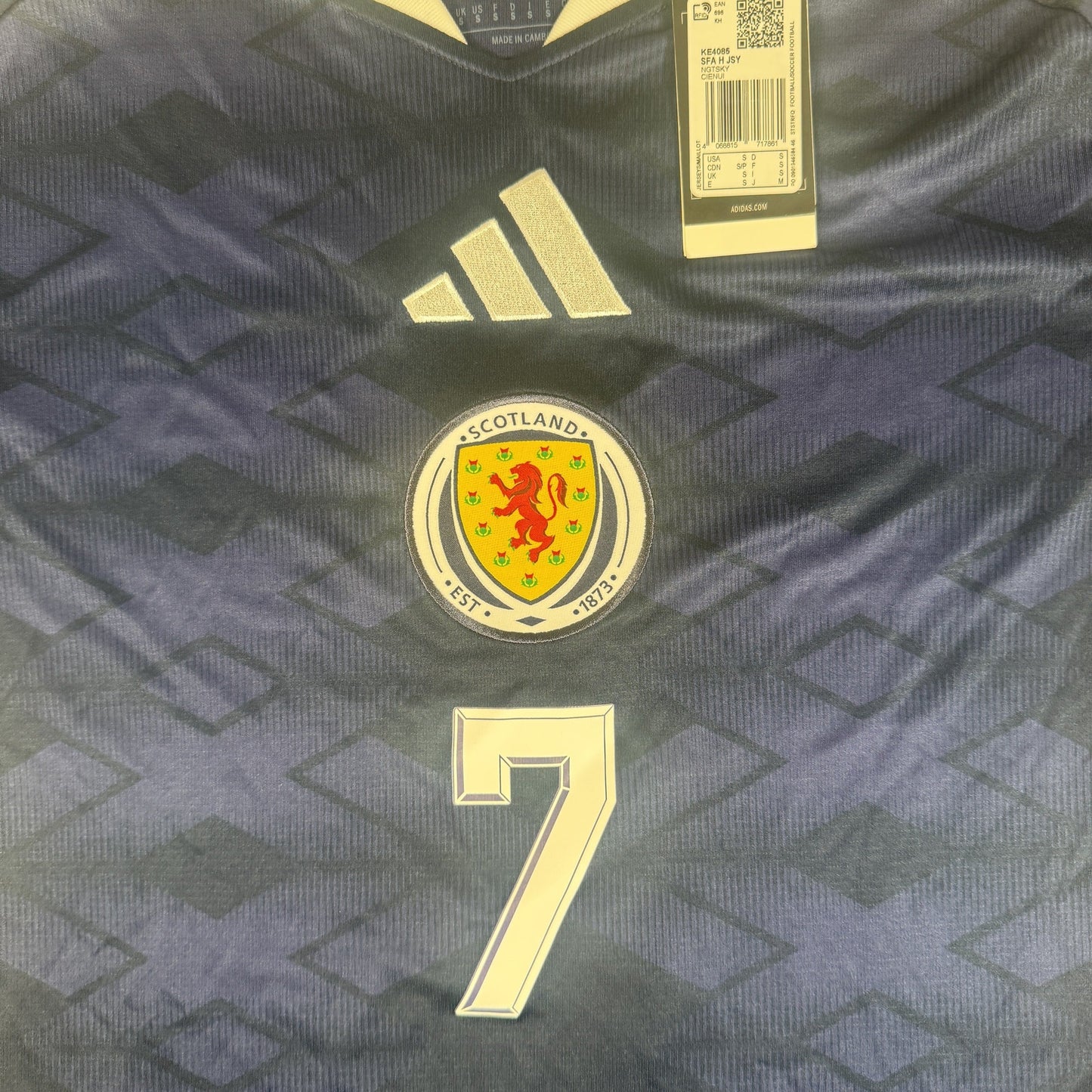 Scotland 2026/2027 Home Shirt Small BNWT Mcginn 7