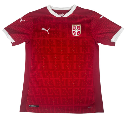 Serbia 2020/2021/2022 Home Football Shirt Small