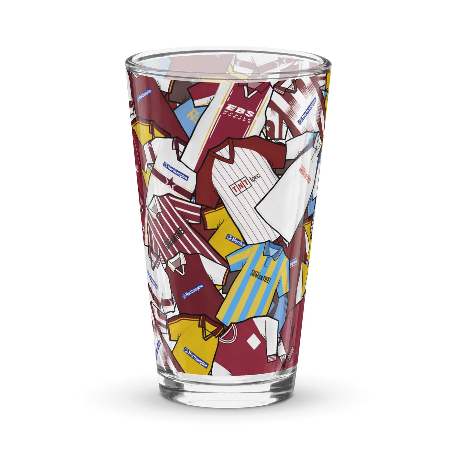 Northampton Retro Inspired Jerseys Shaker Pint Glass