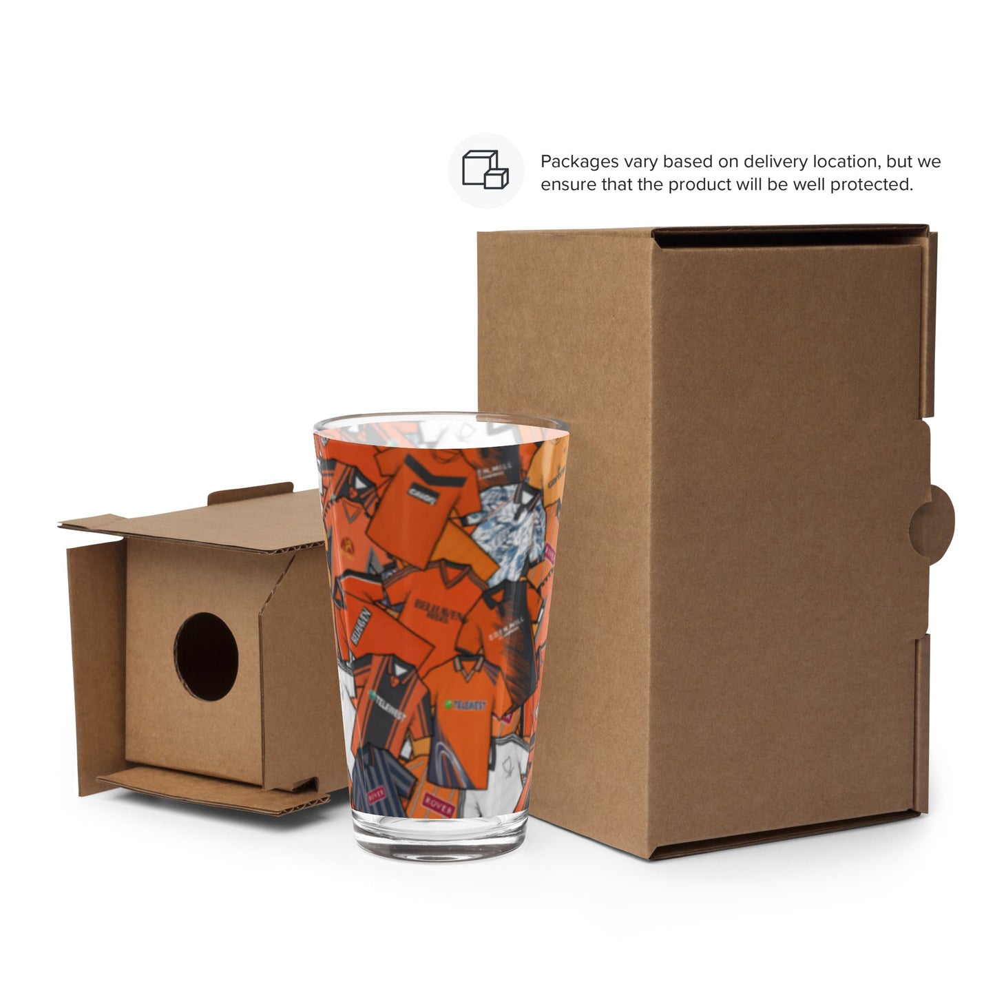 Dundee Utd Retro Inspired Jerseys Shaker Pint Glass