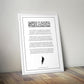 Alan Shearer Newcastle Poem Print