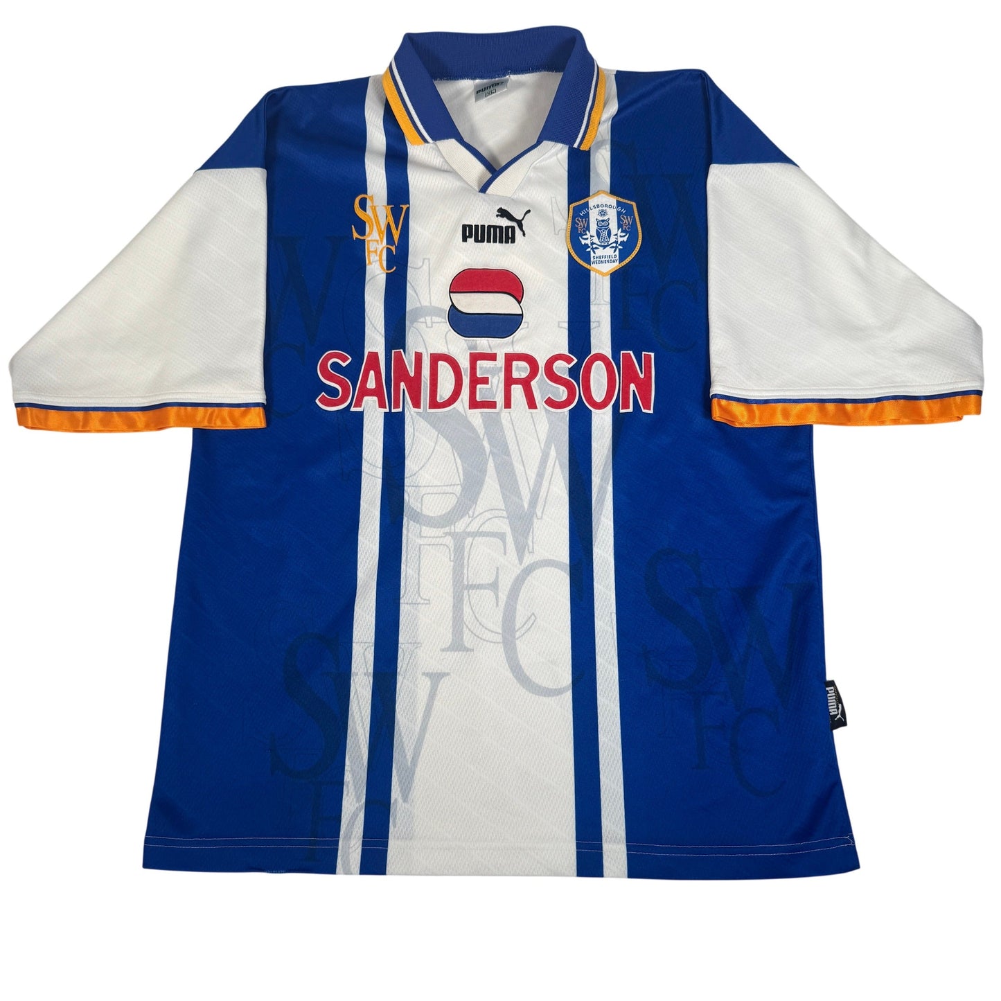 Sheffield Wednesday 1995/1996/1997 Home Football Shirt XL