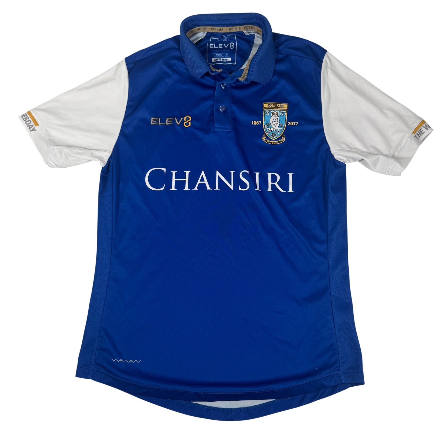 Sheffield Wednesday 2017/2018 Home Football Shirt Small