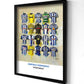 Sheffield Wednesday FC Shirts - A2 Signed Limited Edition Prints