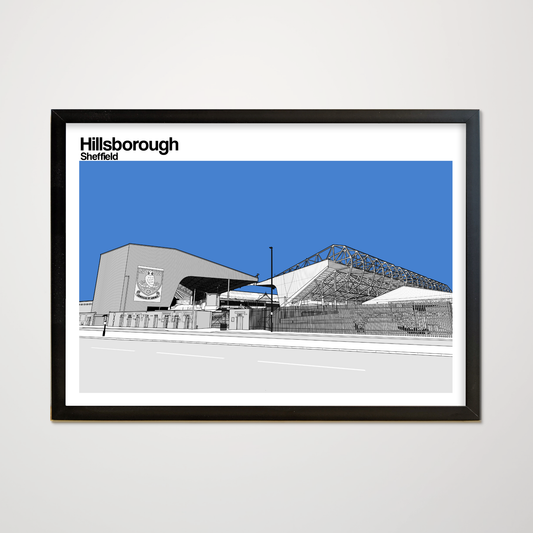 Sheffield Wednesday FC Posters of Hillsborough Stadium