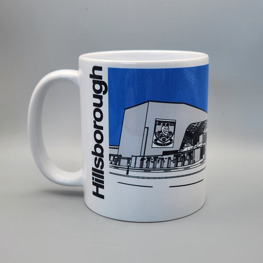 Sheffield Wednesday FC, Hillsborough Stadium Illustrated Mug