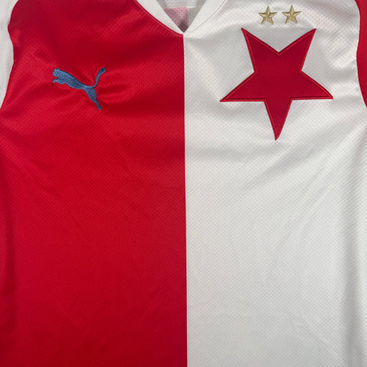 Slavia Prague 2021/2022 Home Football Shirt Small