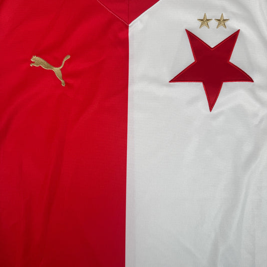 Slavia Prague 2024/2025 Home Football Shirt XL