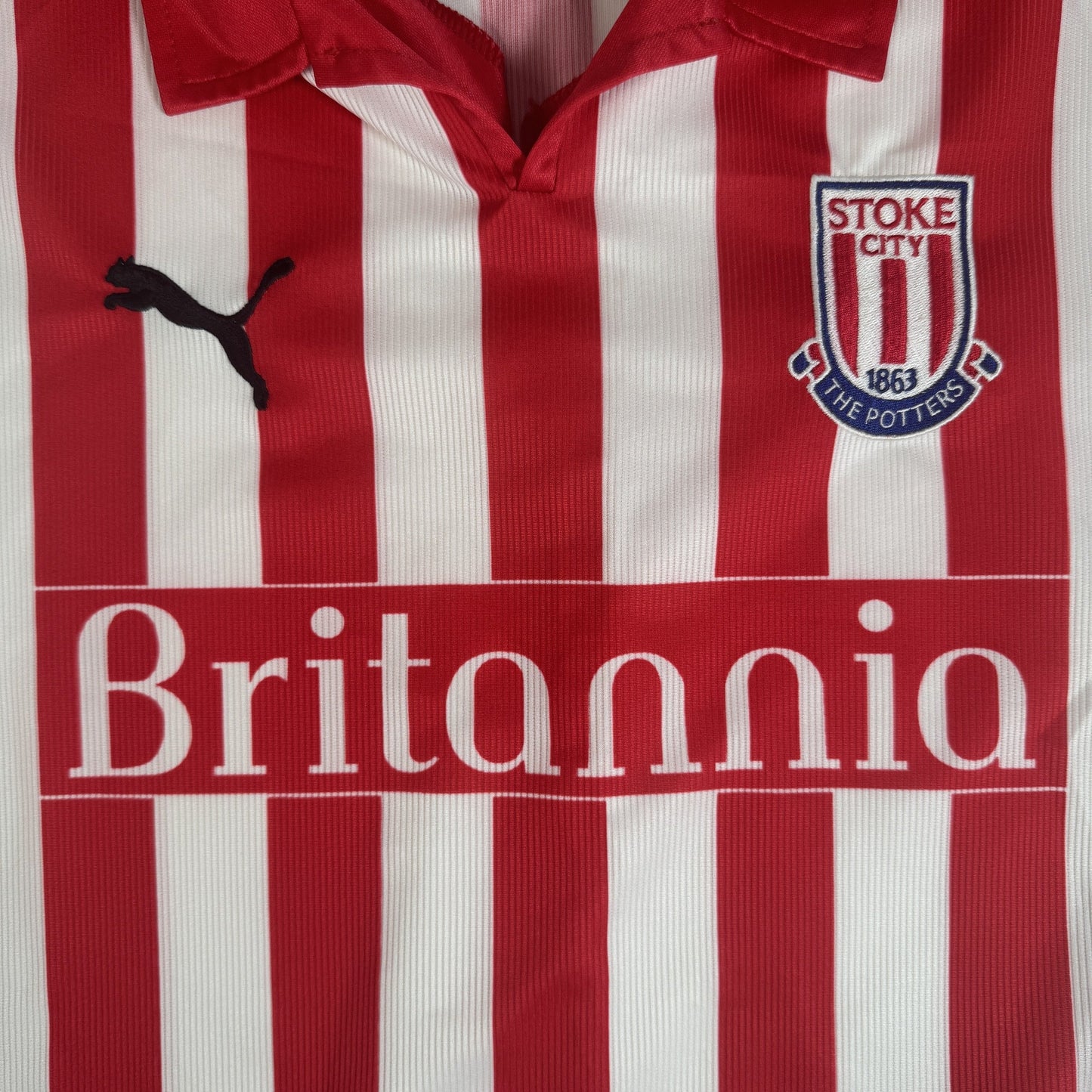 Stoke City 2004/2005 Home Shirt Large