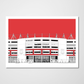 Stoke City Art Print of Bet365 Stadium