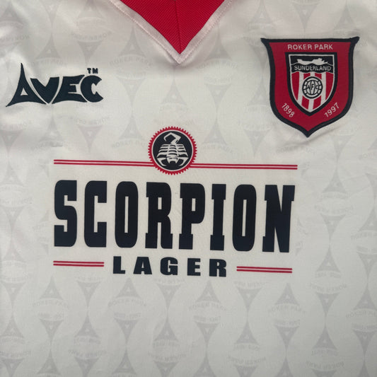 Sunderland 1996/1997 Away Football Shirt Small