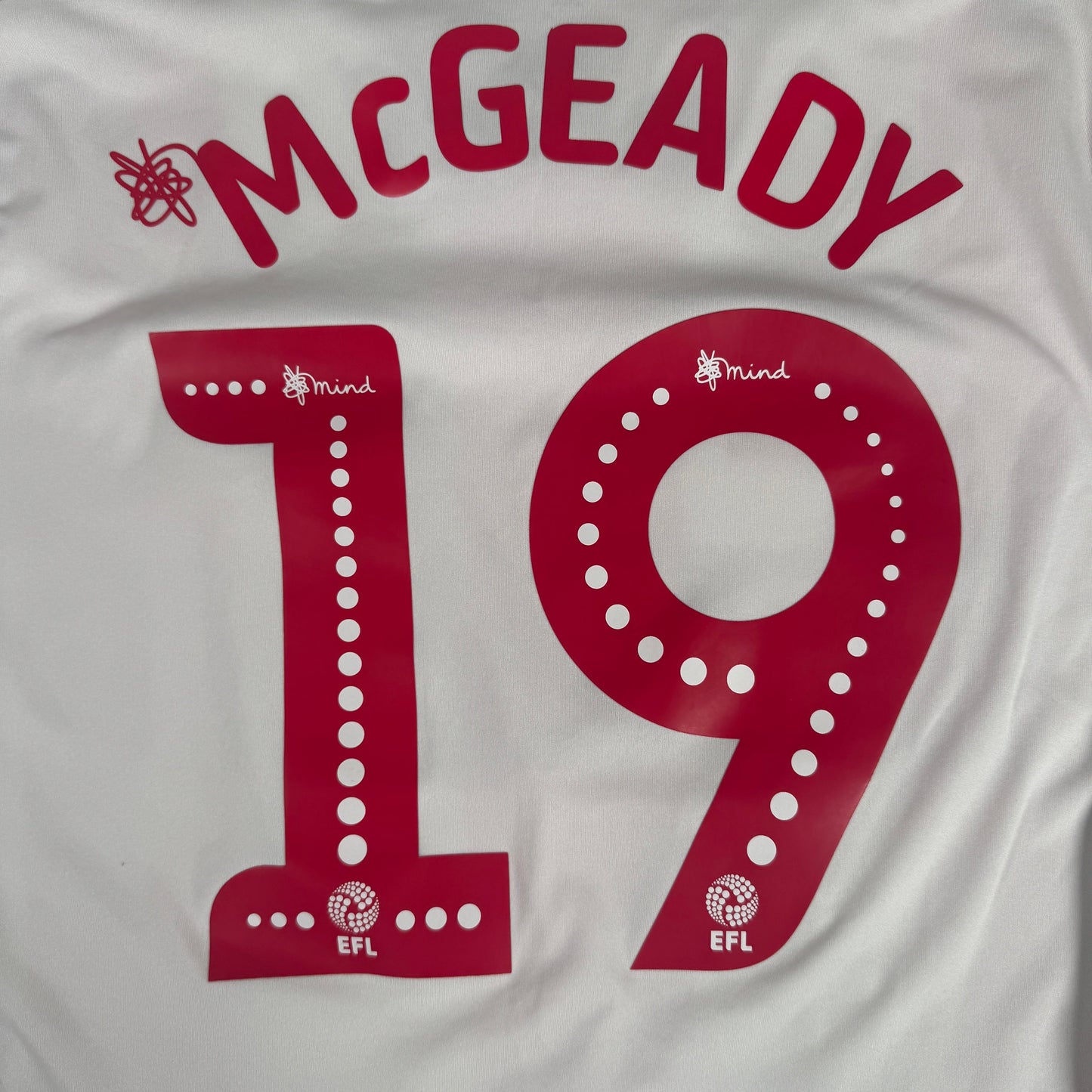 MCGEADY 19 Sunderland 2019/2020 Home Football Shirt Large