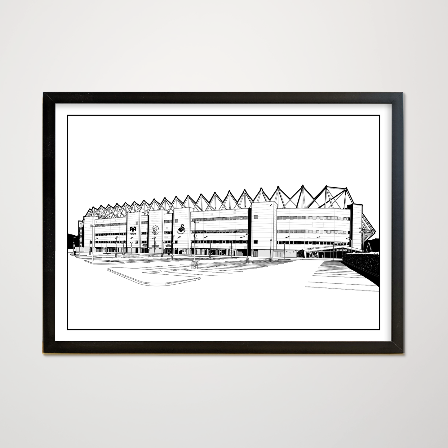Swansea City Swansea.com Stadium Prints