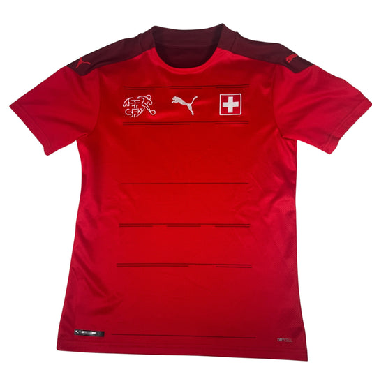 Switzerland 2020/2021 Home Football Shirt Small