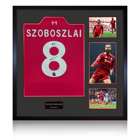 Dominik Szoboszlai Signed Liverpool 25/26 Shirt Elite Frame (ACG Cert)