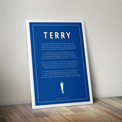 John Terry Poem Print