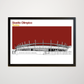 Torino FC Art Print of Stadio Olimpico Grande Torino