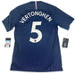 Vertonghen 5 Tottenham Hotspur 2019/2020 Away Vaporknit Football Shirt Medium BNWT