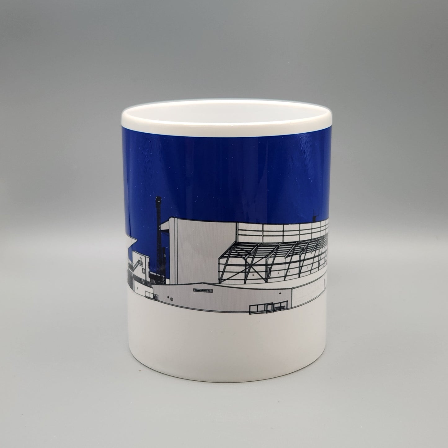 Tranmere Rovers mug of Prenton Park.