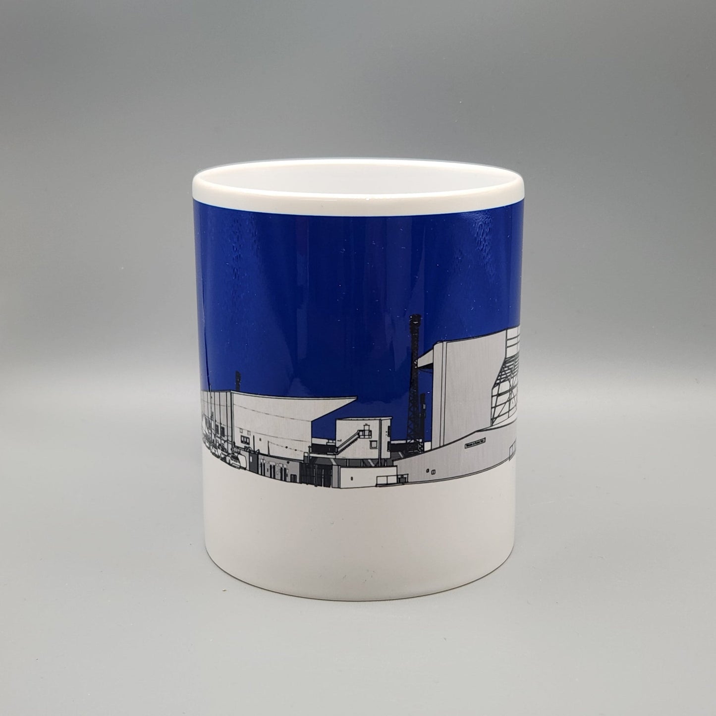 Tranmere Rovers mug of Prenton Park.