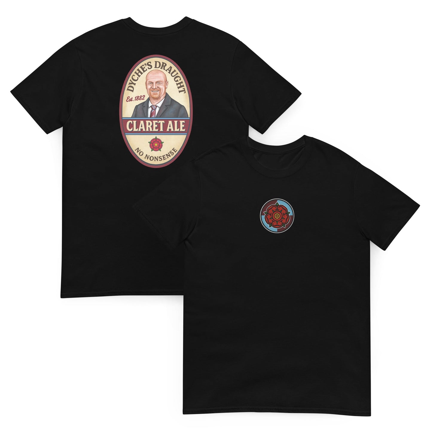 Sean Dyche Burnley Legend Claret Ale Beer Unisex T-Shirt