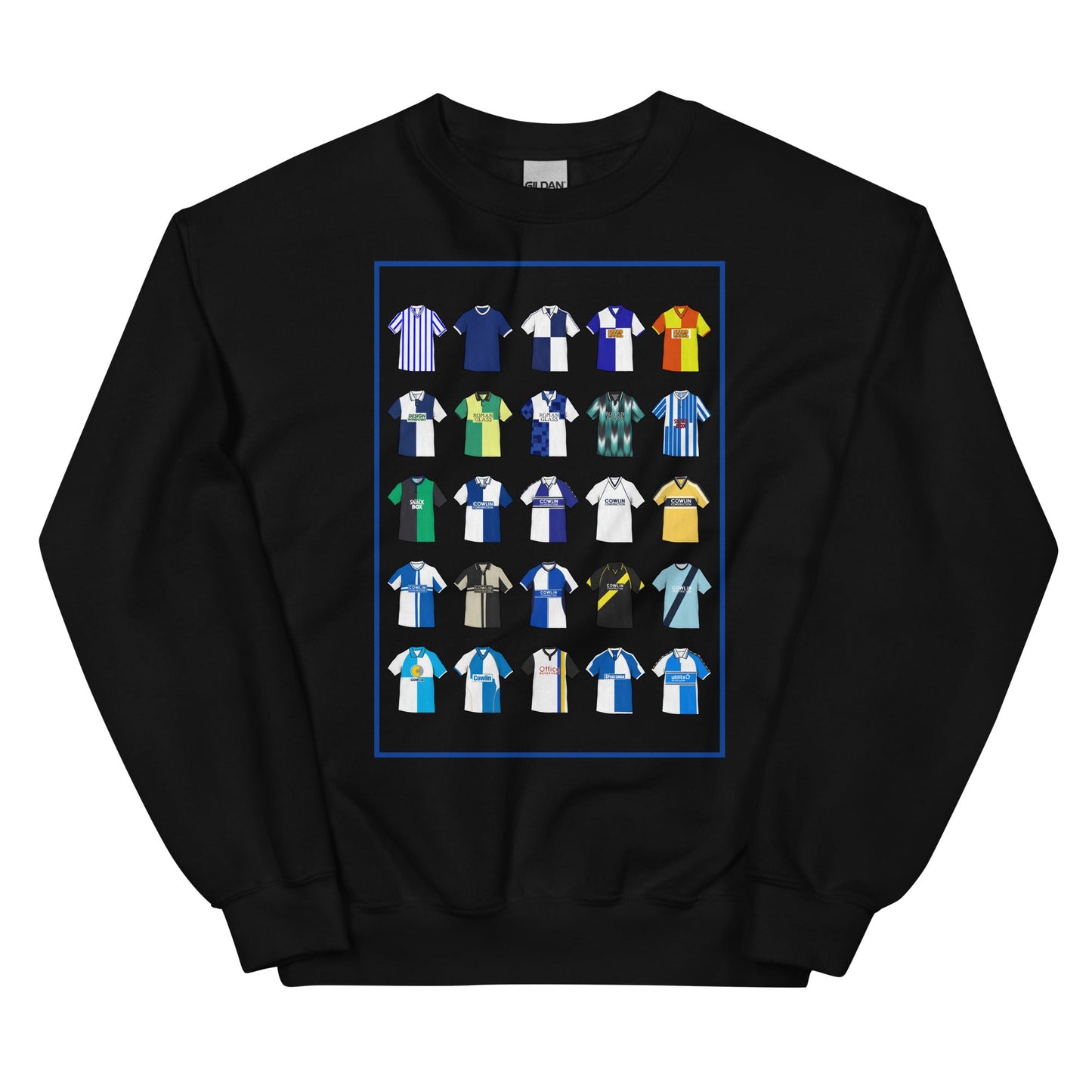 Bristol Rovers Classics Football Unisex Sweatshirt