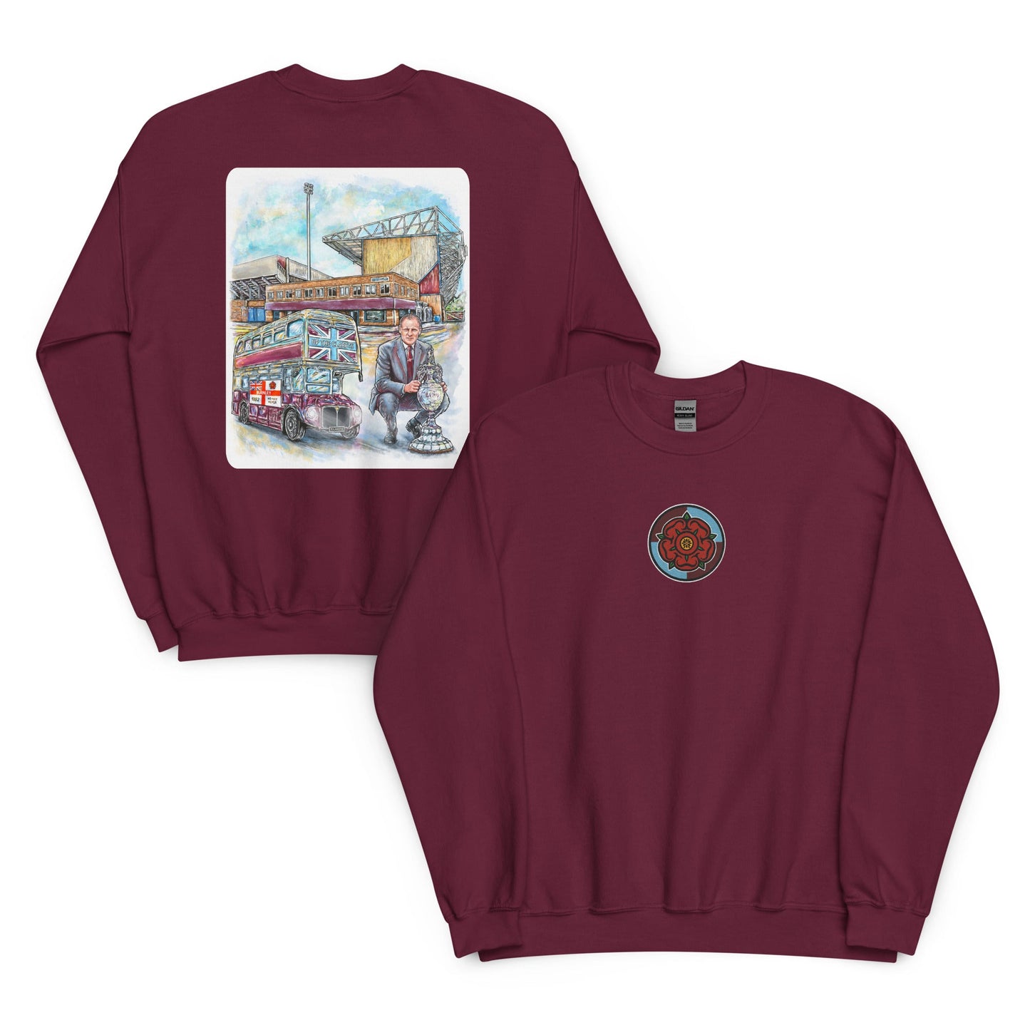 Burnley Inspired Spirit Of The Clarets Football Unisex Sweatshirt