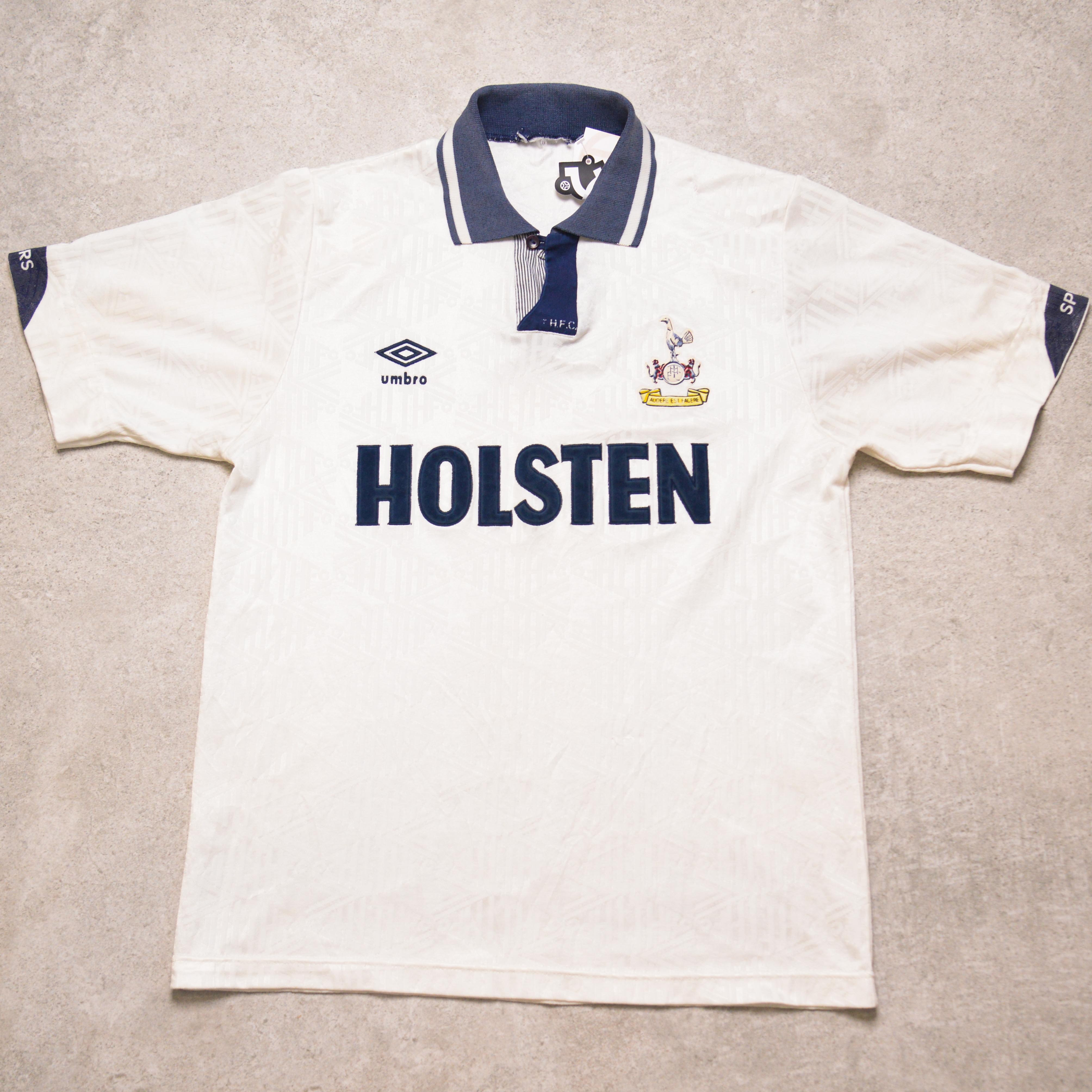 1991/93 Tottenham Hotspur Home Shirt Umbro (M) – Casual Football