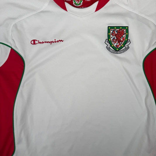 Wales 2008/2009/2010 Away Long Sleeve Football Shirt Large